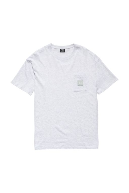 Stussy Mens Graffiti Label SS T Shirt White - NXOHM7892